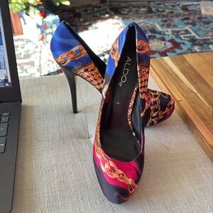 Aldi Multicolor Platform Pumps